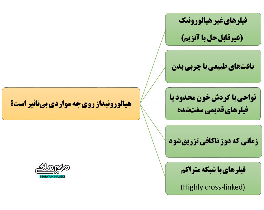 هیالورونیداز-روی-چه-مواردی-بی‌تاثیر-است؟